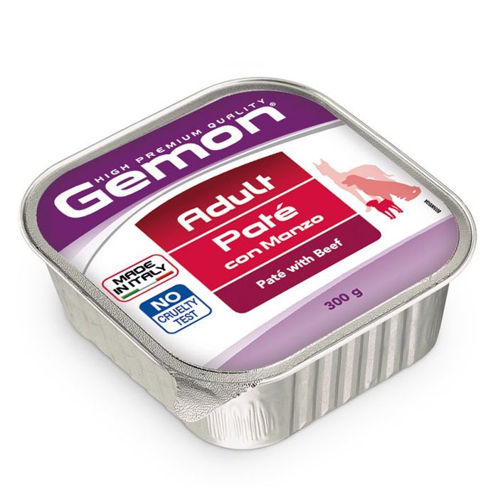 Вологий корм для собак Gemon Dog Wet яловичина 150 г (8009470300414)