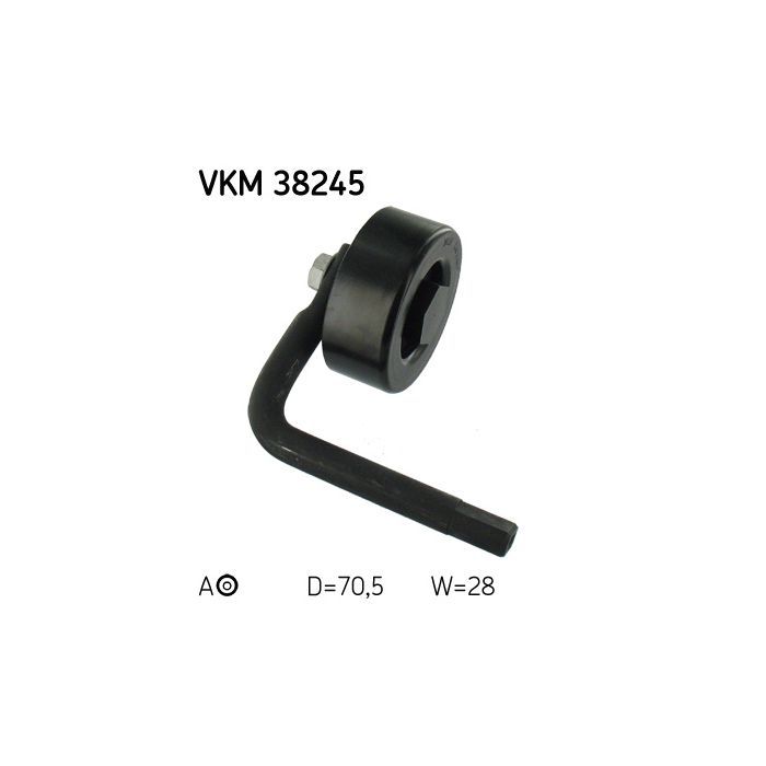 Ролик натягувача ременя SKF VKM 38245