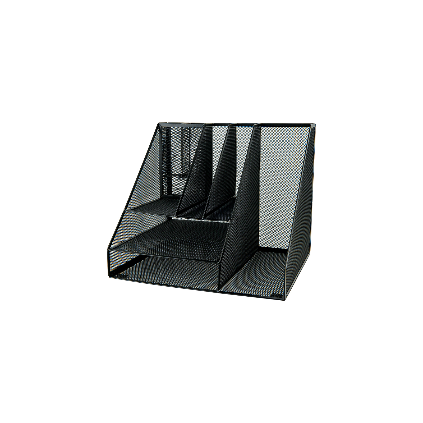 Настольный набор Axent подставка-органайзер мультифункциональная 345x290x290 мм металлическая черный (2127-01-A)
