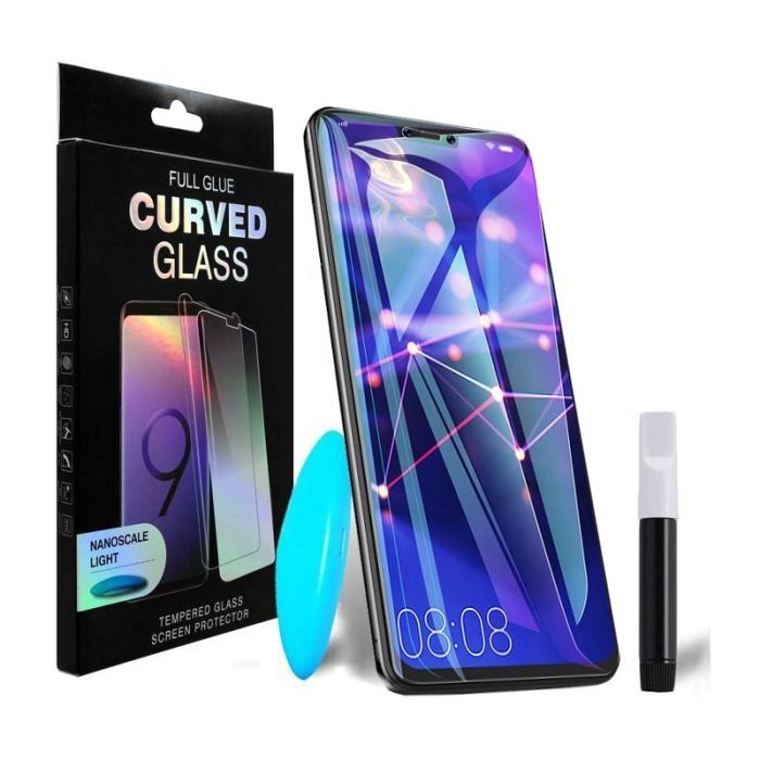 Скло захисне PowerPlant OnePlus 7T Pro (liquid glue + UF-lamp) (GL607914)