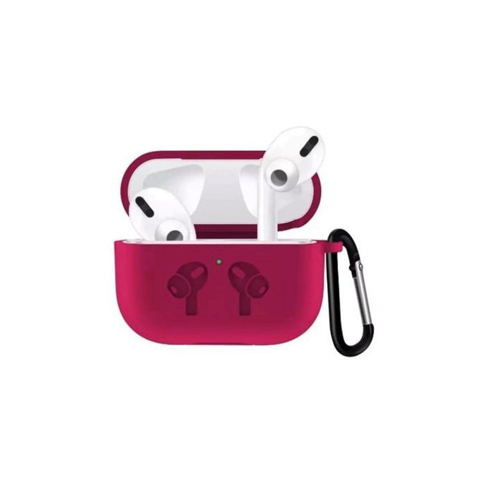 Чехол для наушников BeCover Silicon Protection для Apple AirPods Pro Rose Red (704504)
