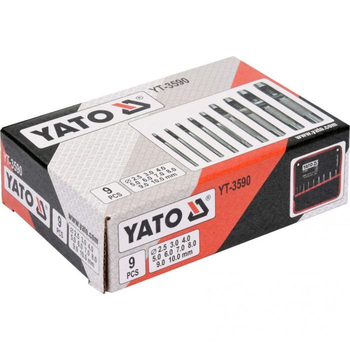 Пробойник Yato набор 9 шт (YT-3590) изображение 3