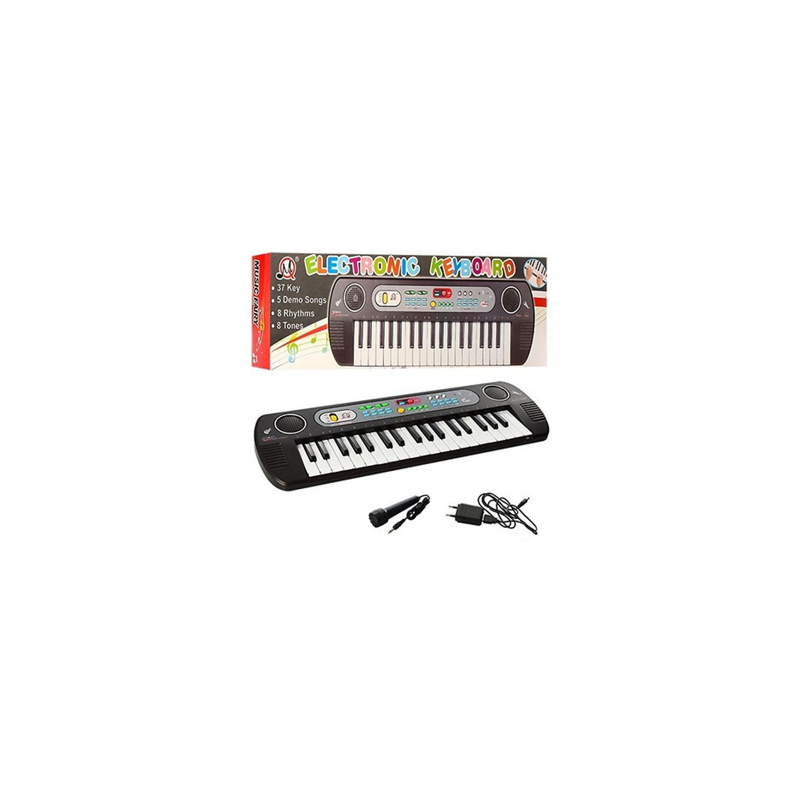 Музыкальная игрушка MQ Музыкальное пианино на 37 клавиш с микрофоном (MQ033FM)