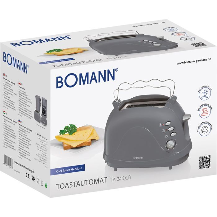 Тостер Bomann TA 246 CB grey изображение 2
