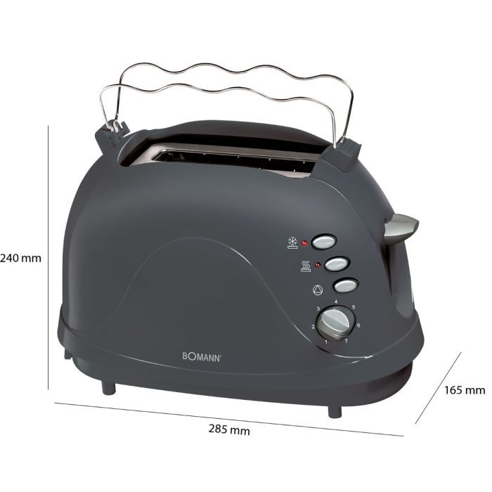 Тостер Bomann TA 246 CB grey изображение 3