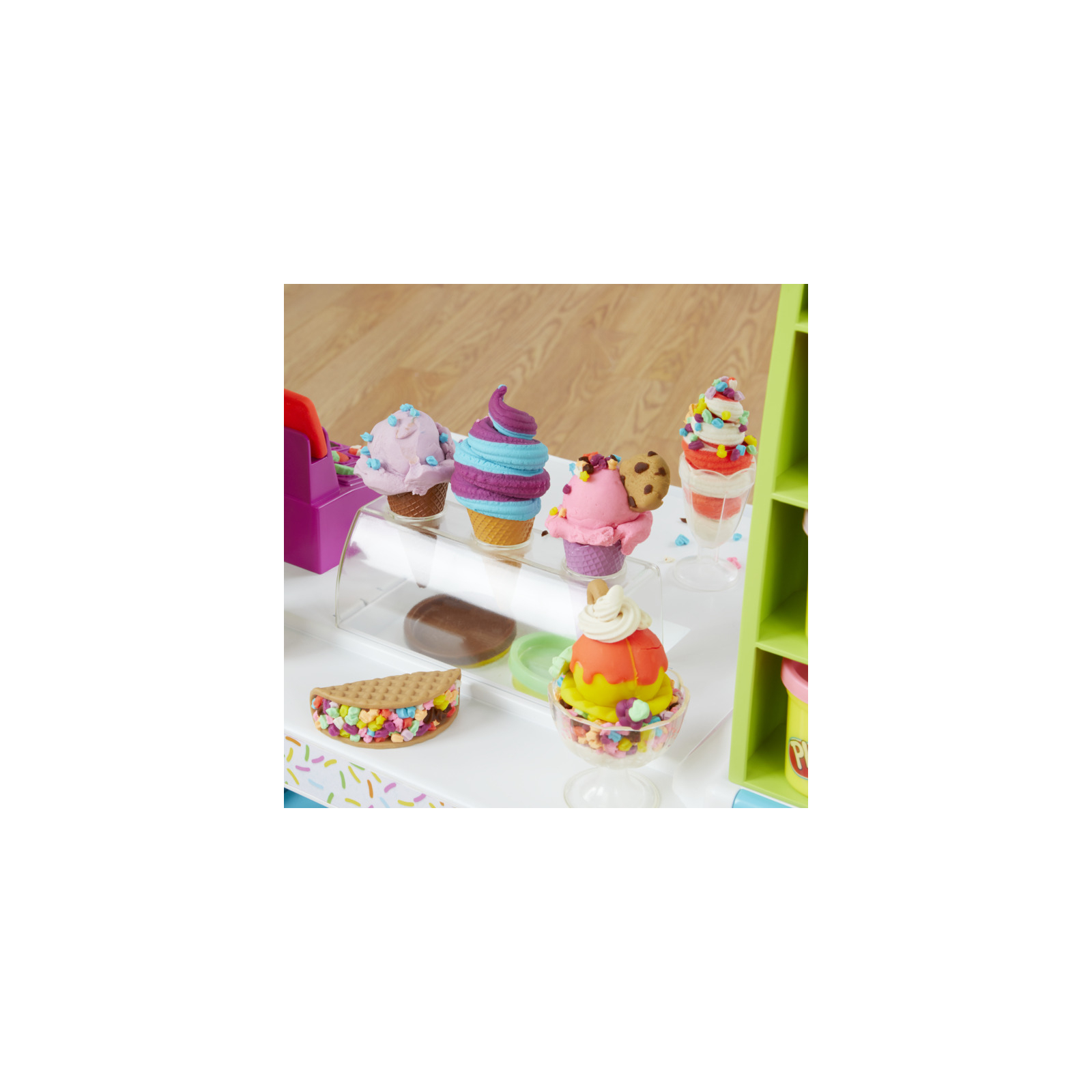 Набір для творчості Hasbro Play-Doh Мега набір: машинка з морозивом (F1039) зображення 11