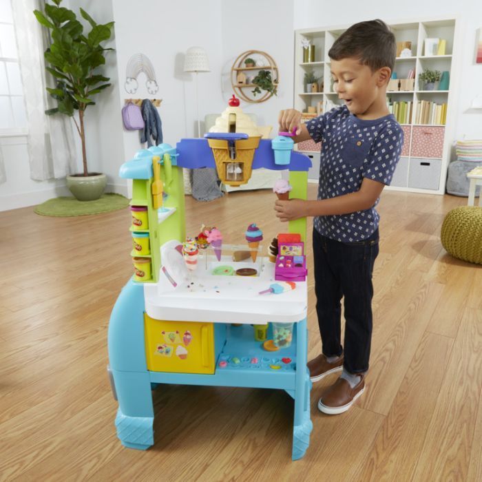 Набор для творчества Hasbro Play-Doh Мега набор: машинка с мороженым (F1039) изображение 12