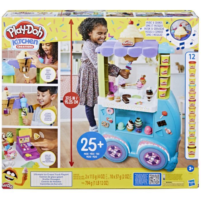 Набор для творчества Hasbro Play-Doh Мега набор: машинка с мороженым (F1039)