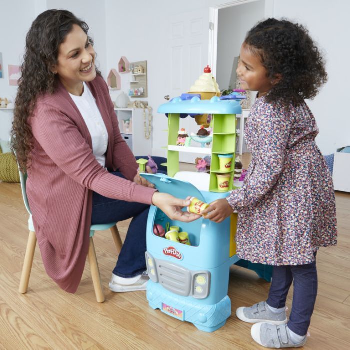 Набор для творчества Hasbro Play-Doh Мега набор: машинка с мороженым (F1039) изображение 4