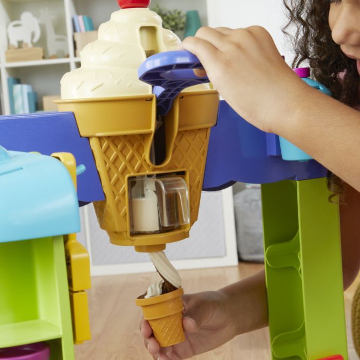 Набор для творчества Hasbro Play-Doh Мега набор: машинка с мороженым (F1039) изображение 6