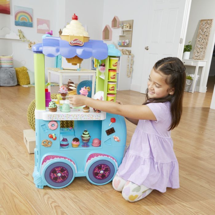 Набор для творчества Hasbro Play-Doh Мега набор: машинка с мороженым (F1039) изображение 7
