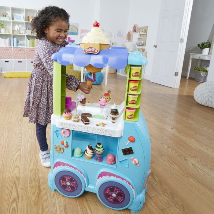 Набор для творчества Hasbro Play-Doh Мега набор: машинка с мороженым (F1039) изображение 9