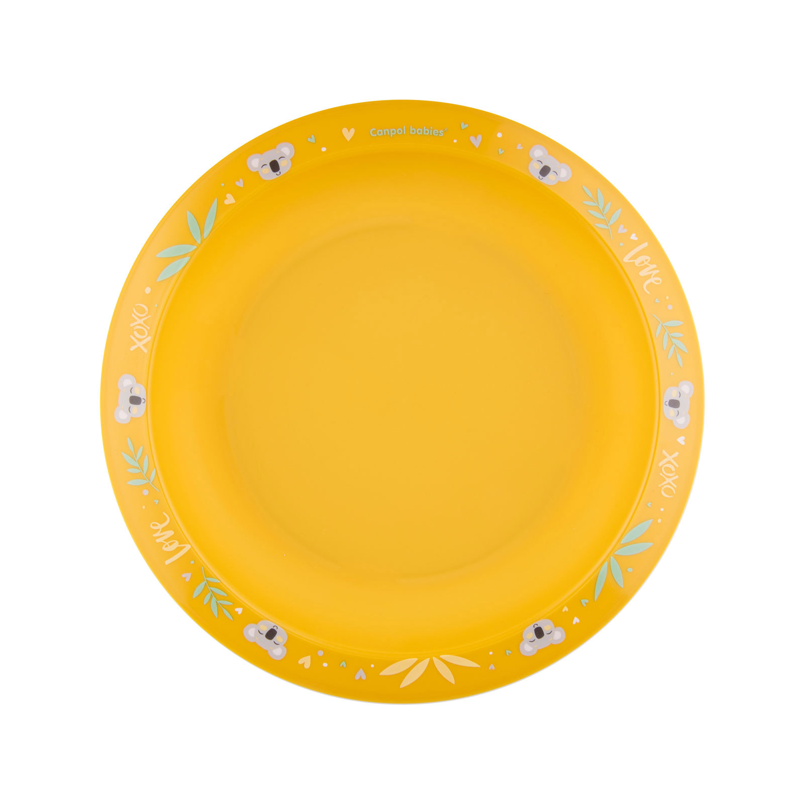 Набор детской посуды Canpol babies Exotic Animals Желтый 2 шт. (56/523_yel) изображение 3