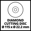 Плиткорез Einhell TE-TC 18/115 Li - Solo, 18В, PXC, диск 115х22.2 мм (без АКБ и ЗУ) (4301190) изображение 11