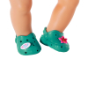 Аксессуар к кукле Zapf Обувь для куклы Baby Born - Cандалии с значками (зеленые) (831809-1) изображение 2
