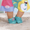 Аксессуар к кукле Zapf Обувь для куклы Baby Born - Cандалии с значками (зеленые) (831809-1) изображение 3