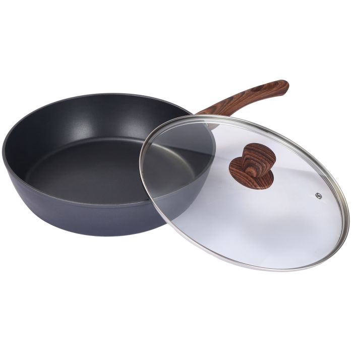 Сковорода Bravo Chef Глибока з кришкою 28 см (BC-1101-28/L) изображение 2