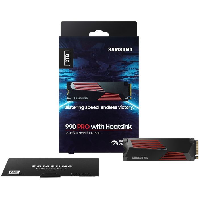 Накопитель SSD M.2 2280 1TB 990 PRO with Heatsink Samsung (MZ-V9P1T0CW) изображение 10