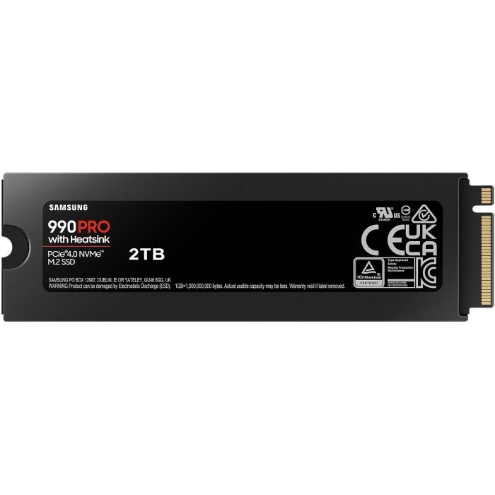 Накопитель SSD M.2 2280 1TB 990 PRO with Heatsink Samsung (MZ-V9P1T0CW) изображение 2