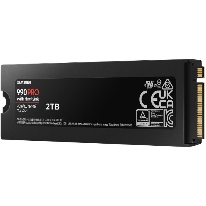 Накопитель SSD M.2 2280 1TB 990 PRO with Heatsink Samsung (MZ-V9P1T0CW) изображение 4