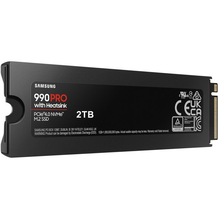 Накопитель SSD M.2 2280 1TB 990 PRO with Heatsink Samsung (MZ-V9P1T0CW) изображение 6