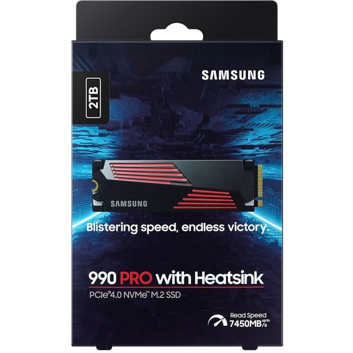 Накопитель SSD M.2 2280 1TB 990 PRO with Heatsink Samsung (MZ-V9P1T0CW) изображение 8