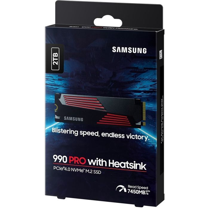 Накопитель SSD M.2 2280 1TB 990 PRO with Heatsink Samsung (MZ-V9P1T0CW) изображение 9