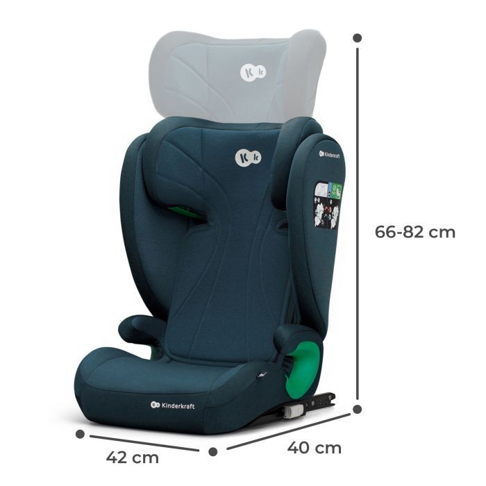 Автокресло Kinderkraft Junior Fix 2 i-Size Graphite Black (KCJUFI20BLK0000) (5902533921560) изображение 12