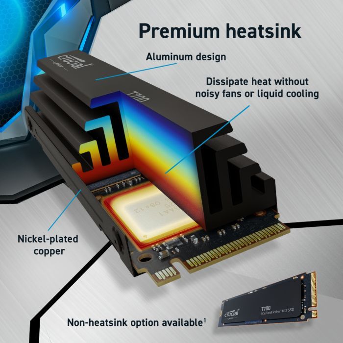 Накопитель SSD M.2 2280 2TB T700 Micron (CT2000T700SSD3) изображение 4