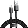 Дата кабель USB 2.0 AM to Type-C 3.0m 2A Gray-Black Baseus (CATKLF-UG1)