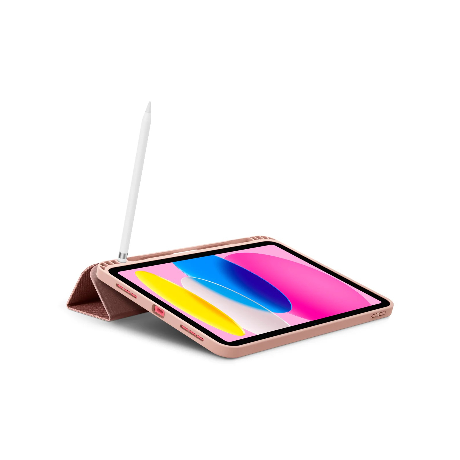 Чехол для планшета Spigen Apple iPad 10.9"(2022) Urban Fit, Rose Gold (ACS05307) изображение 7