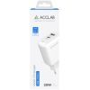Зарядний пристрій ACCLAB AL-TC220 (1xUSB, 1xType-C) (1283126556494) зображення 2