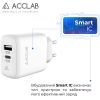Зарядний пристрій ACCLAB AL-TC220 (1xUSB, 1xType-C) (1283126556494) зображення 4