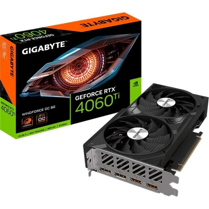 Видеокарта GIGABYTE GeForce RTX4060Ti 8Gb WINDFORCE OC (GV-N406TWF2OC-8GD) изображение 7