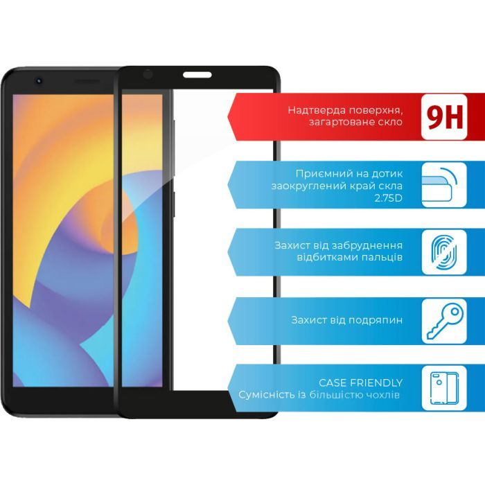 Стекло защитное ACCLAB Full Glue ZTE Blade L9 (1283126517723) изображение 2