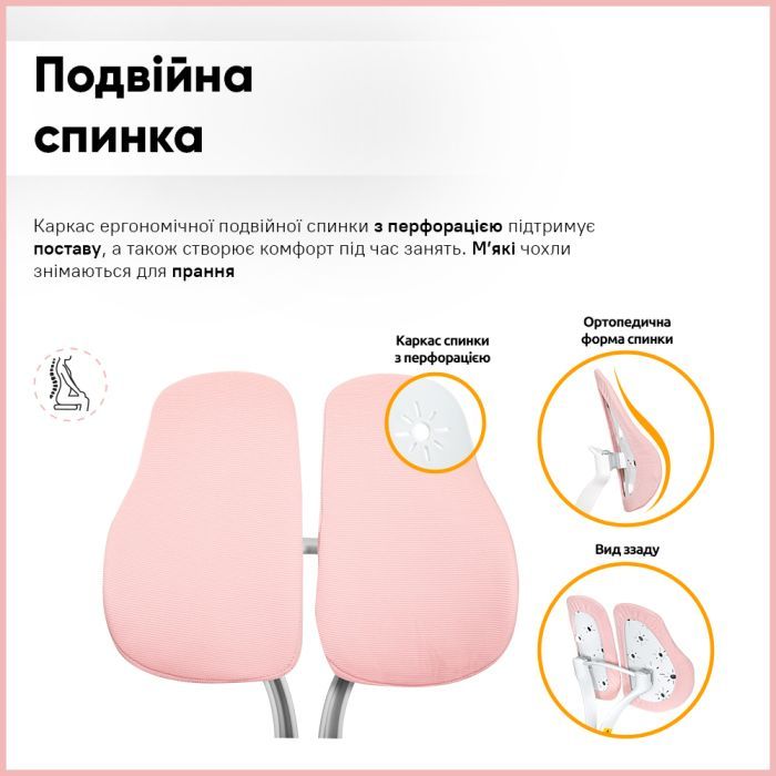 Парта з кріслом ErgoKids TH-330 W/PN + Y-208 KP зображення 8