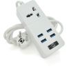 Сетевой фильтр питания Voltronic TВ-Т06, 1роз, 4*USB White (ТВ-Т06-White)
