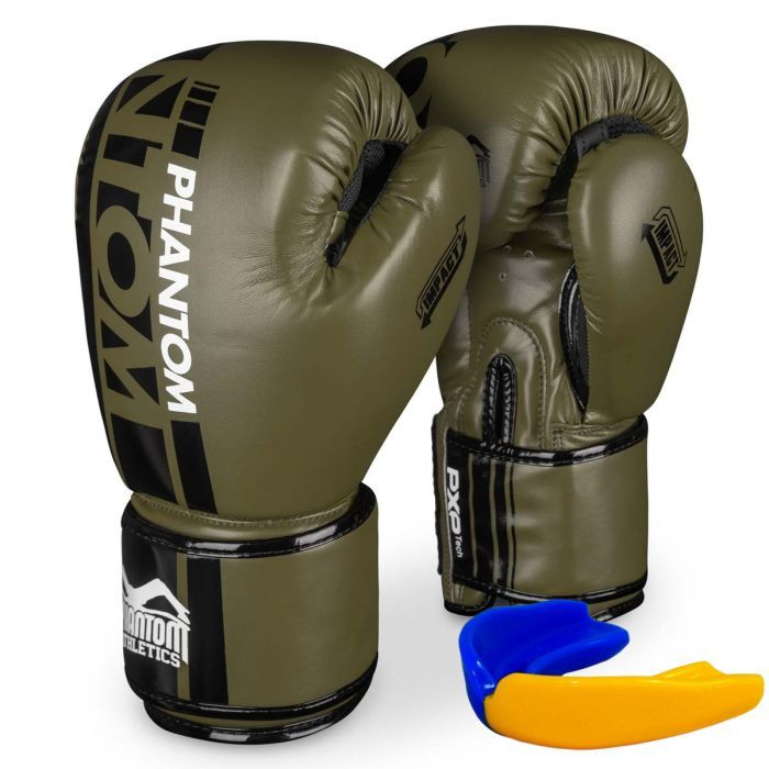 Боксерские перчатки Phantom APEX Army Green 16oz (PHBG2400-16)