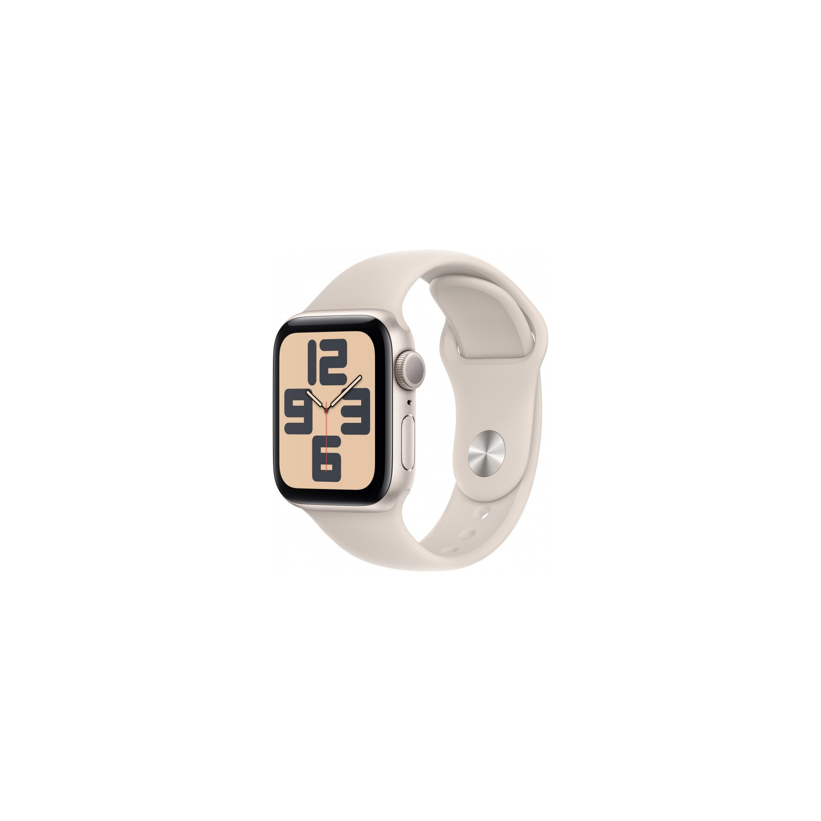 Смарт-часы Apple Watch SE 2023 GPS 40mm Starlight Aluminium Case with Starlight Sport Band - S/M (MR9U3QP/A)