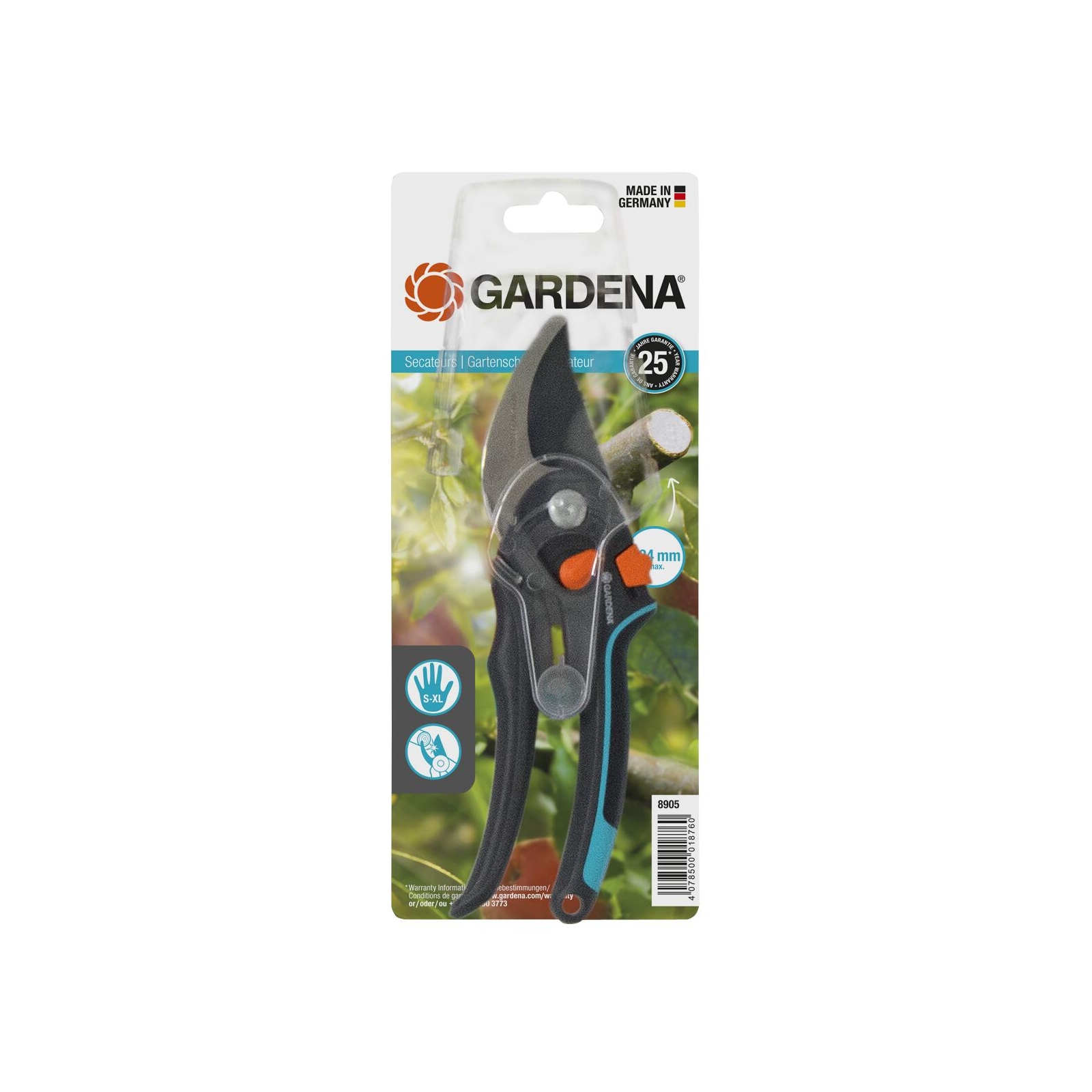 Секатор Gardena Comfort B/S-XL обвідний, 24 мм (08905-20.000.00) зображення 11