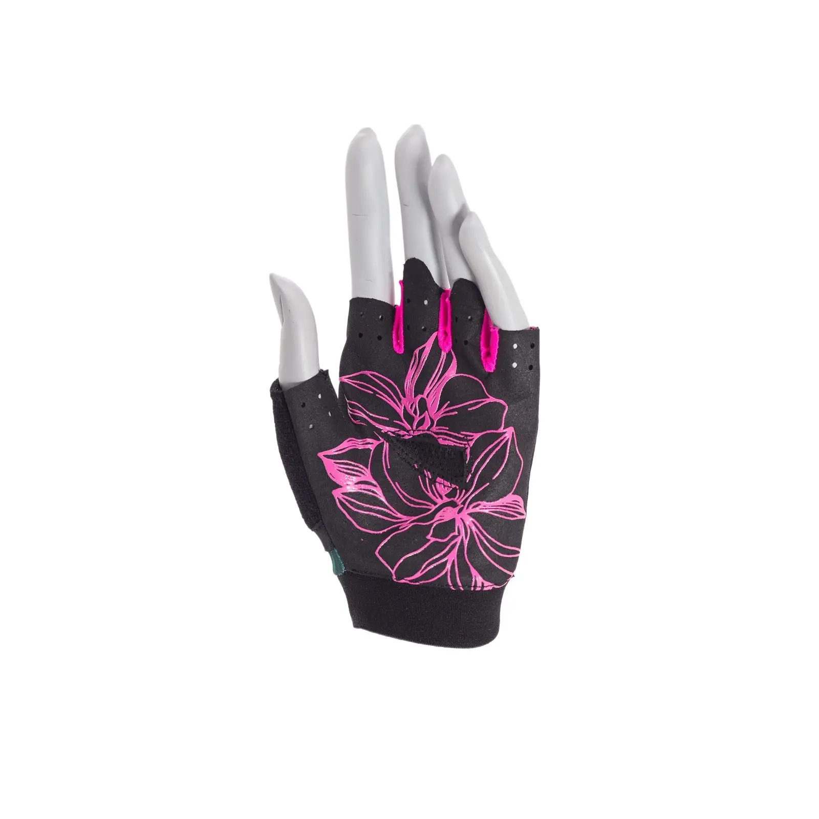Рукавички для фітнесу MadMax MFG-770 Flower Power Gloves Black/Pink S (MFG-770_S) зображення 2
