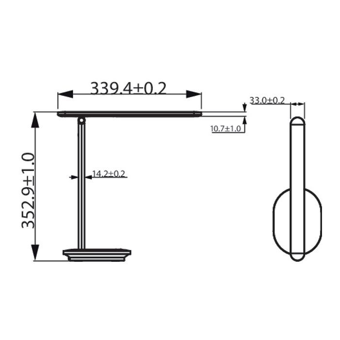 Настільна лампа Philips LED Reading Desk lamp Ivory біла (929003194707) зображення 2