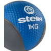 Медбол Stein Чорно-синій 1 кг (LMB-8017-1) зображення 2