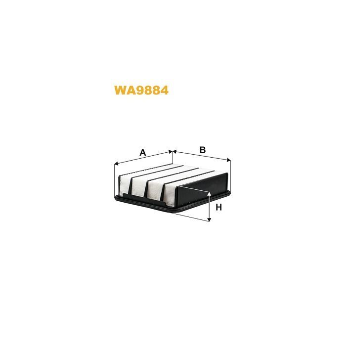 Повітряний фільтр для автомобіля Wixfiltron WA9884