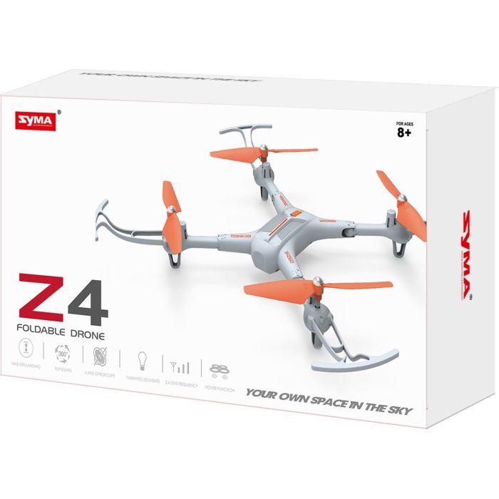 Радиоуправляемая игрушка Syma Квадрокоптер Z4 з 2.4 ГГц керуванням та складною конструкцією (Z4) изображение 11