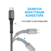 Дата кабель USB 2.0 AM to Micro 5P 1.0m 2.4A Denim Grey MAKE (MCB-MD3GR) зображення 4