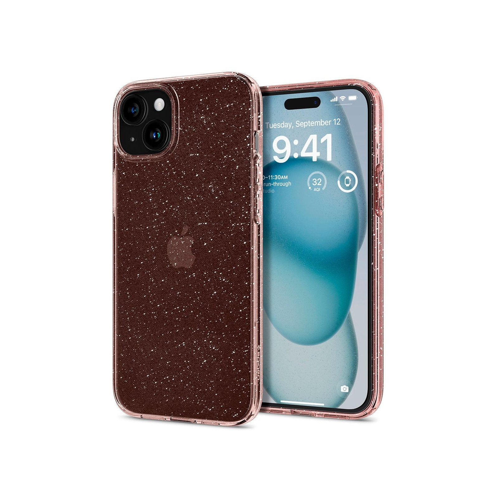 Чохол до мобільного телефона Spigen Apple iPhone 15 Liquid Crystal Glitter Rose Quartz (ACS06789) зображення 11