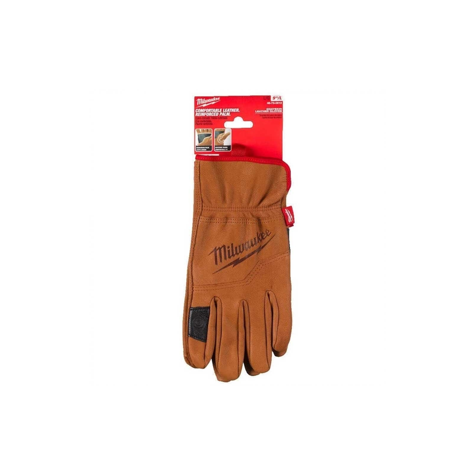 Захисні рукавиці Milwaukee шкіряні, 9/L (4932478124) зображення 2