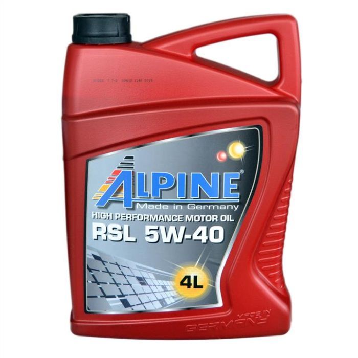 Моторное масло Alpine 5W-40 RSL 4л (0145-4)