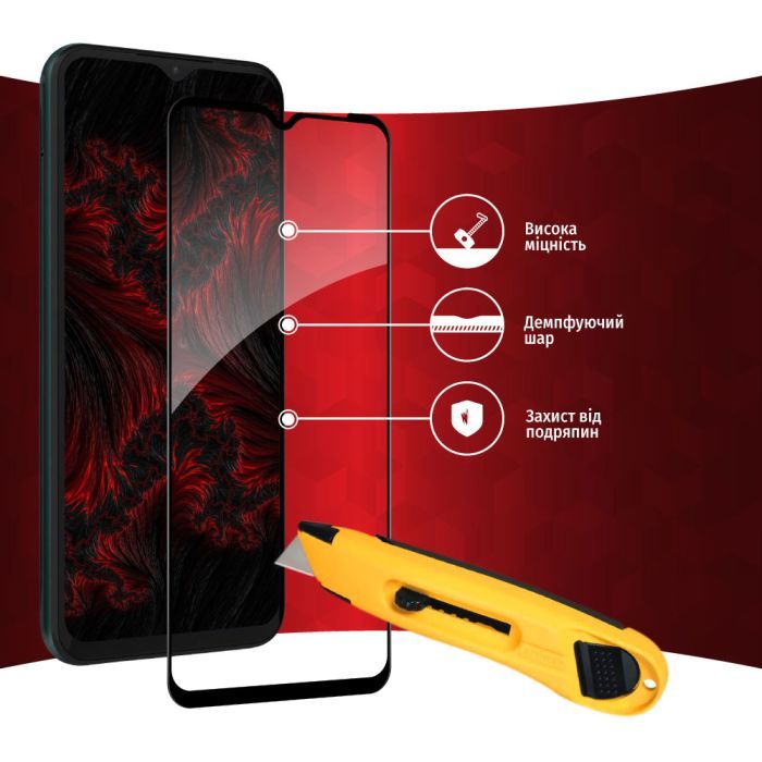Скло захисне Intaleo Full Glue Samsung M13 (1283126544958) зображення 4